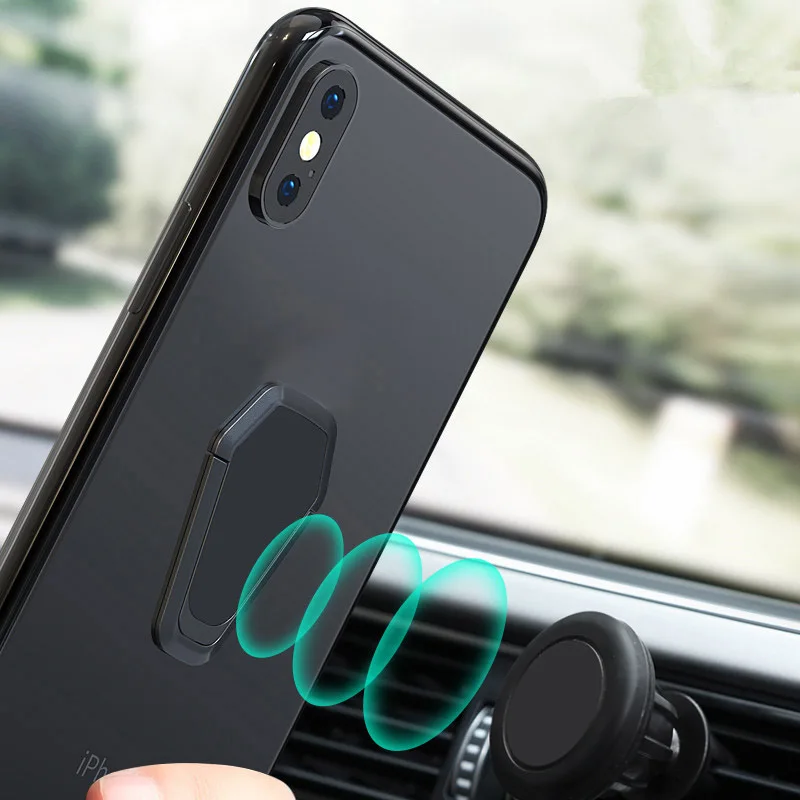 Держатель для смартфона с кольцом на палец автомобильный Магнитный кронштейн