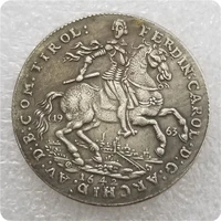 1963 austrian silver dollar commemorative collectible coin gift lucky challenge coin