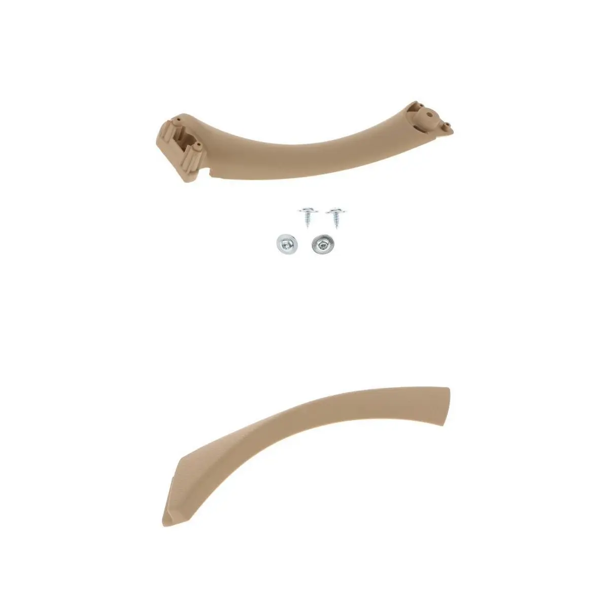 2 шт. Сменные правые внешние/внутренние дверные ручки бежевого цвета для BMW 3 серии