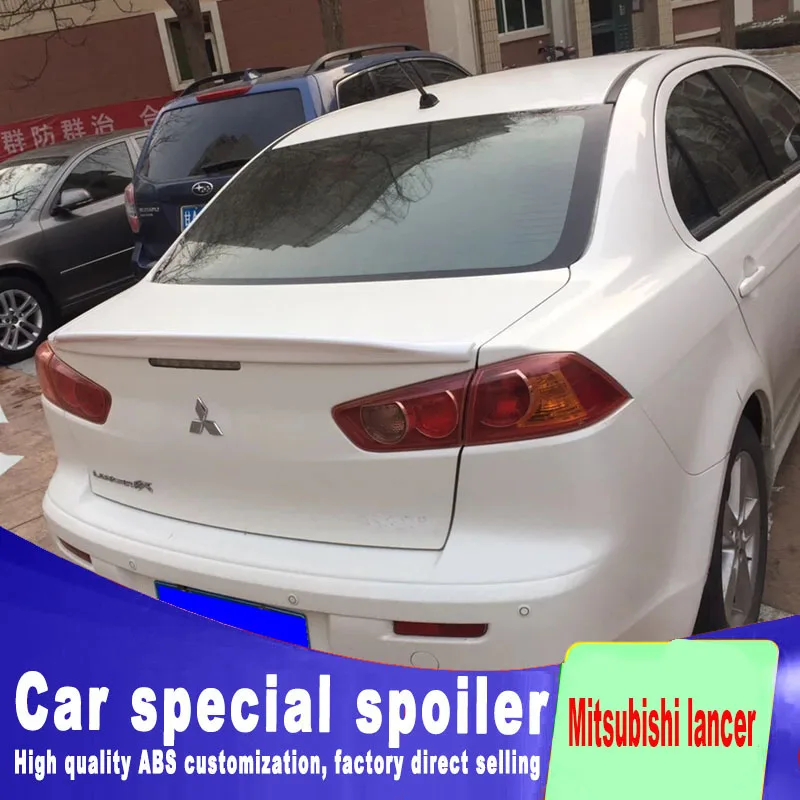 2010 2011 2012 2013 2014 2015 2016 аэродинамический обтекаемый спойлер для Mitsubishi lancer