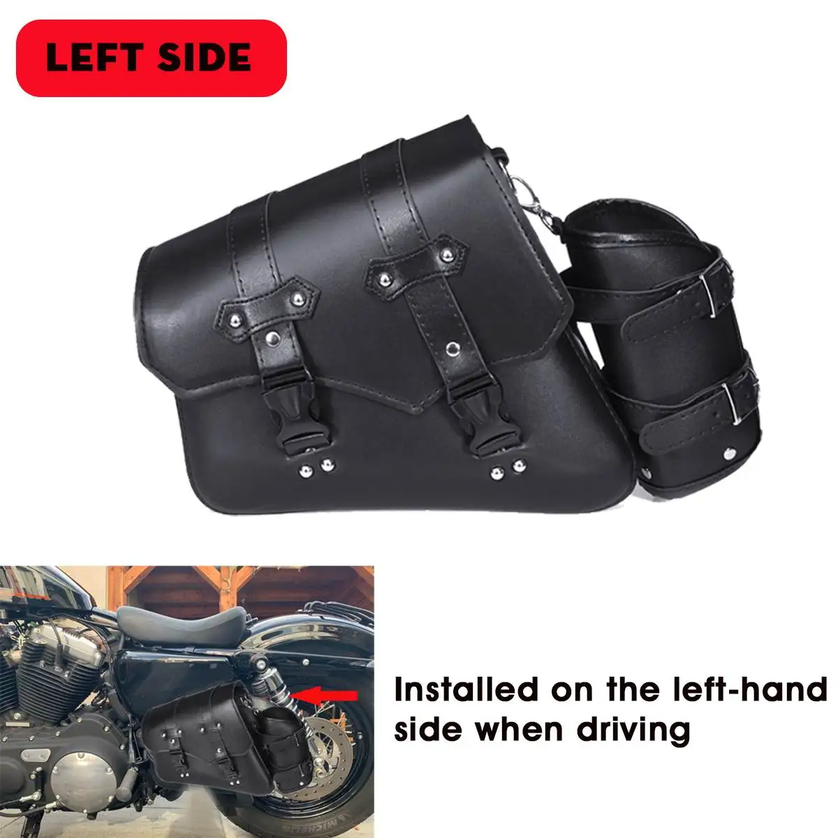 

Универсальные мотоциклетные сумки, боковая сумка для инструментов, водонепроницаемые сумки для хранения багажа, седельные сумки для Honda/...