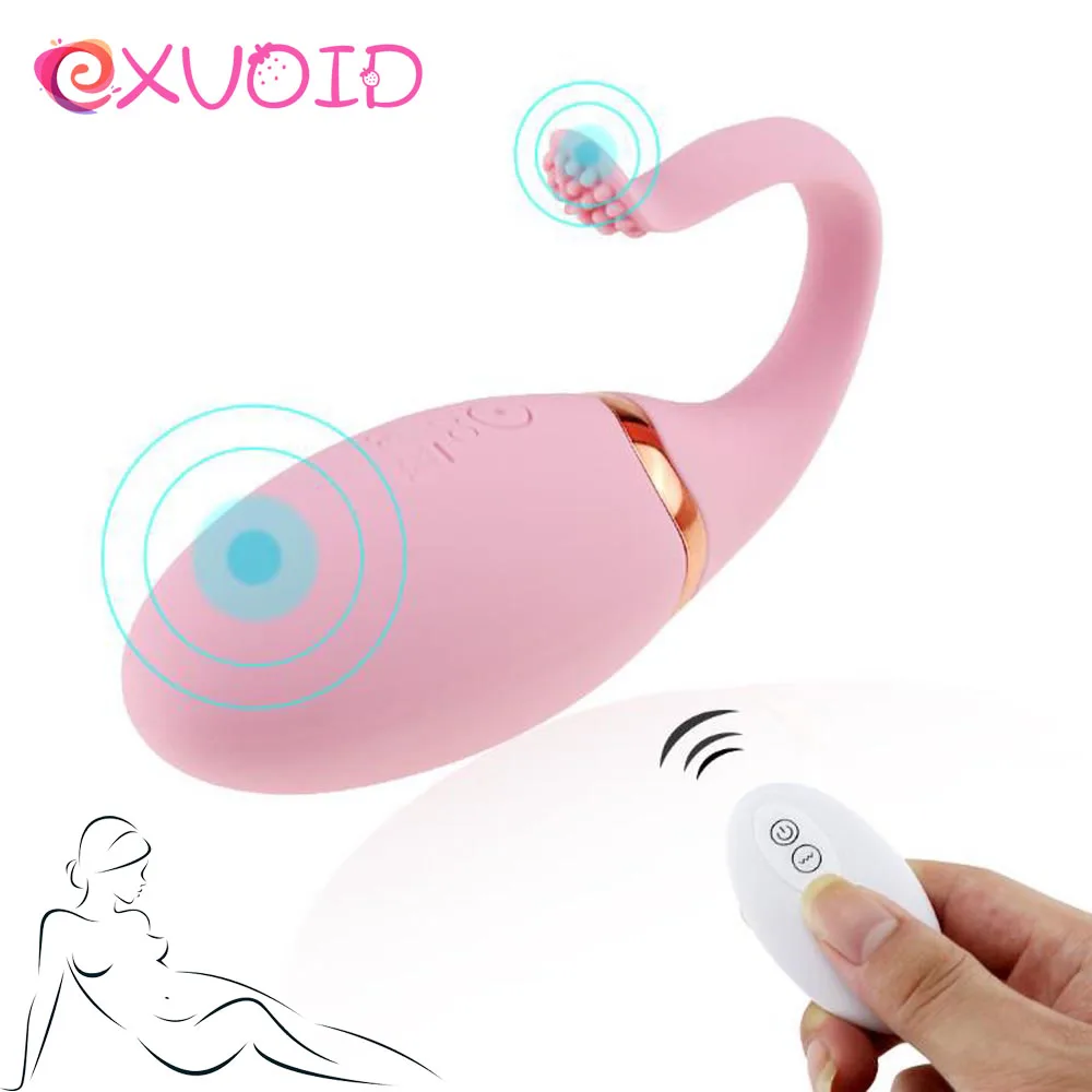 EXVOID дистанционное управление яйцо вибратор G Spot массажер секс игрушки для женщин