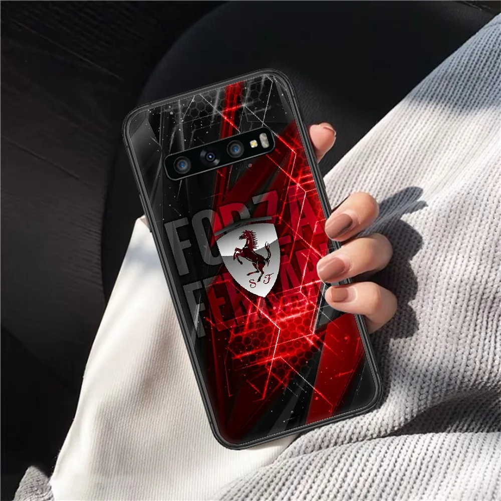 

Sports Car Ferraris Phone Case Cover Hull For Samsung Galaxy S 7 8 9 10 e 20 FE edge uitra plus Note 9 10 20 black Hoesjes