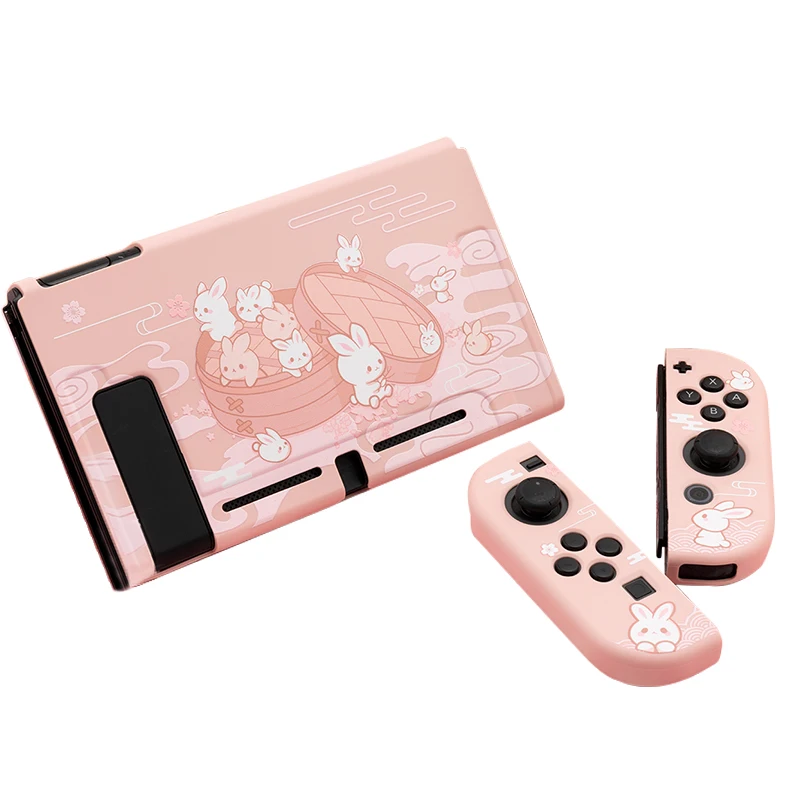 

Cute Cartoon TPU Soft Protective Case Shell For Nintendo Switch Game Console Pink Cover Shell For Nintend Switch