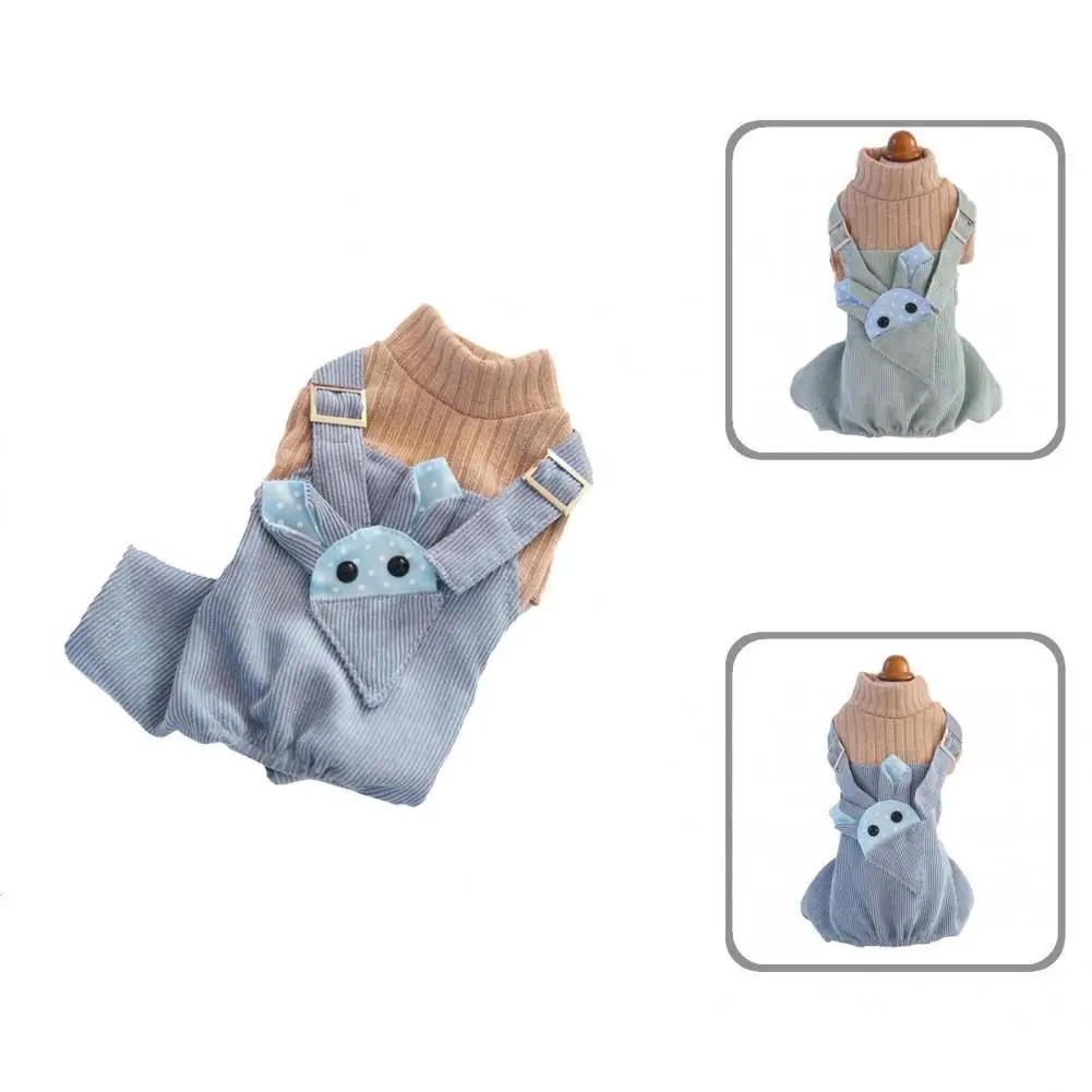 

Stylish Dog Winter Clothing All-matched Patchwork Teddy Dog Winter Jumpsuit Dog Clothes Pet Overalls