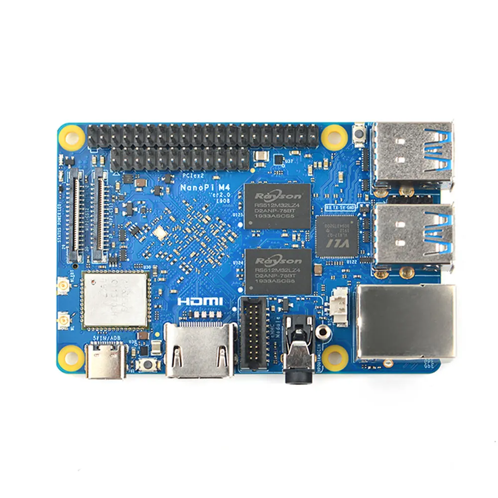 NanoPi M4V2 4 Гб DDR4 Rockchip RK3399 SoC 2 4G & 5G двухдиапазонный Wi Fi Поддержка Android 8 1 Ubuntu AI и