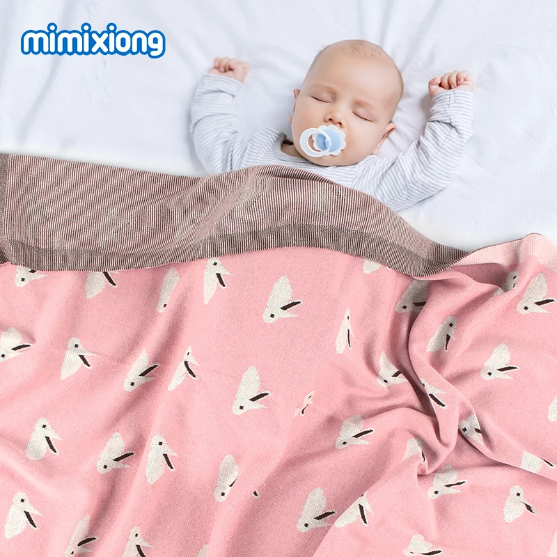 Одеяло для младенцев супермягкое трикотажное 100*80|Одеяла и пеленки| |