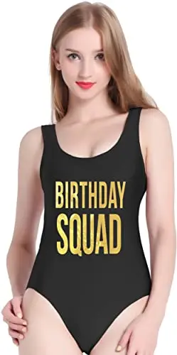 

2021 Women Birthday Swimsuits Black Queen Bikini High Cut Backless Bathing Suits Birthday Party Swimwear Female Beach Pool Suits