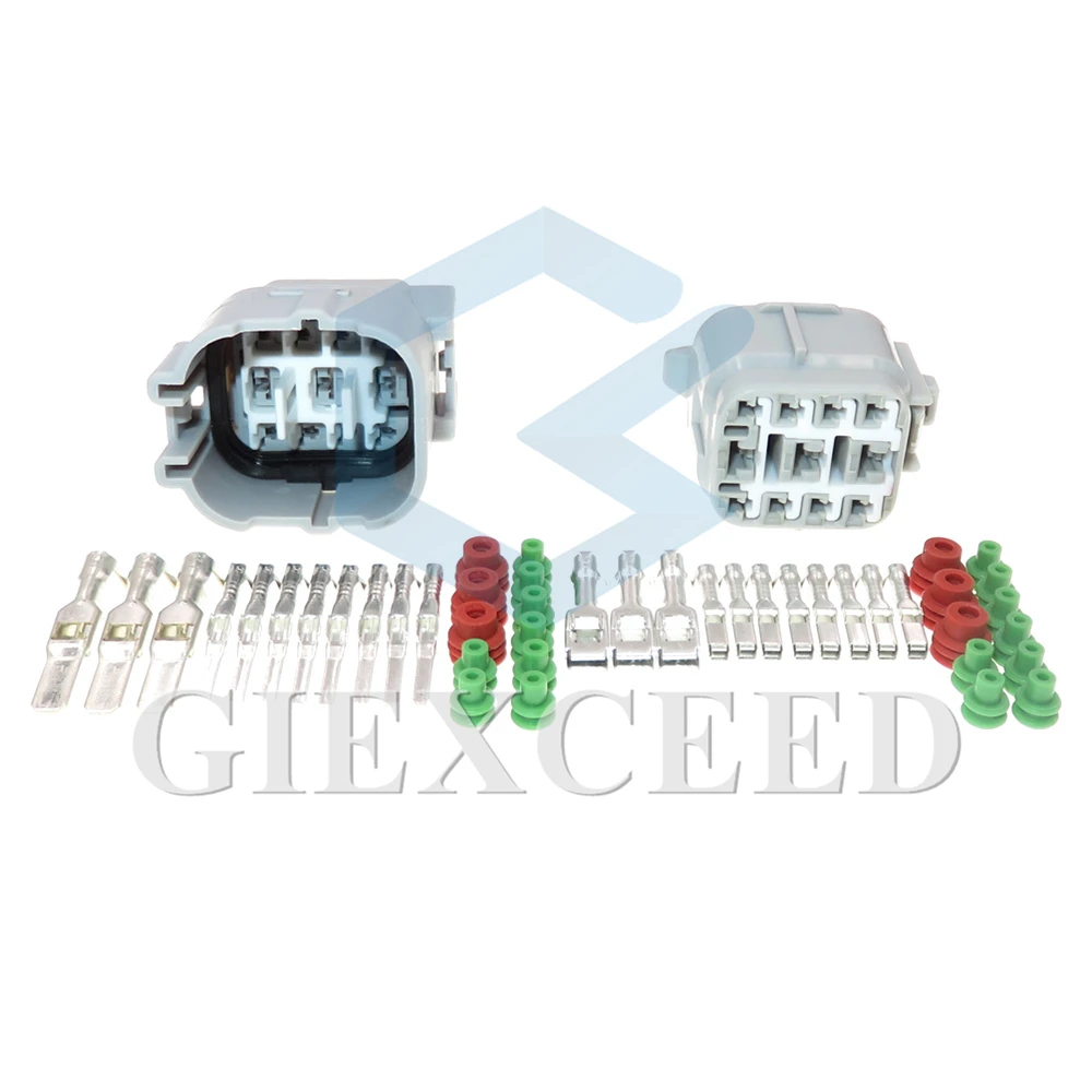 

1 Set 11 Pin 2.3 4.8 Series 90980-11239 90980-11240 Automotive Wiring Waterproof Composite Sealed Socket 6188-0221 6189-0375