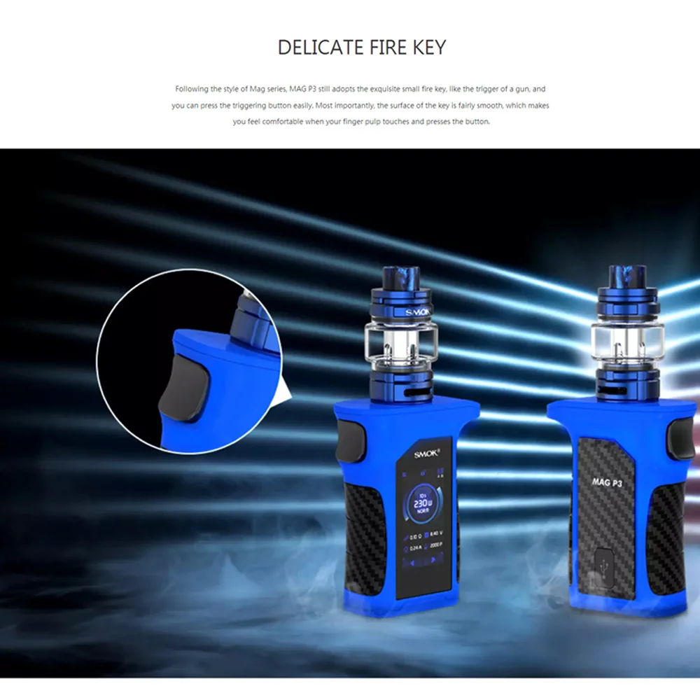 Предзаказ электронная сигарета Smok Mag P3 Kit 230W box Mod & TFV16 Tank E Cigs IQ S чипсет