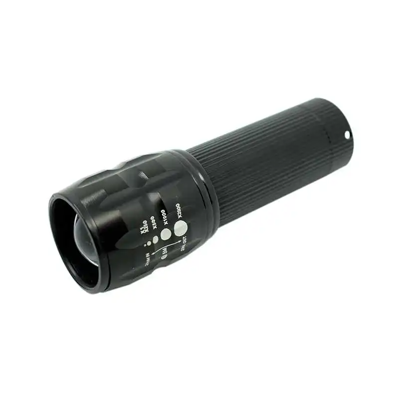 Only flashlight Портативный светодиодный светильник для велосипеда с зумом мини-светильник с 3 режимами Водонепроницаемый Q5 светодиодный фонарь 18650/лампа AAA с велосипедным зажимом для кемпинга - Испускаемый цвет: Only flashlight