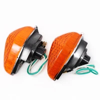 1 pair motocycle front steering lamp cornering turn signals indicator light for honda cbr250 mc17 mc19 cbr400 nc23 cbr400r mc23
