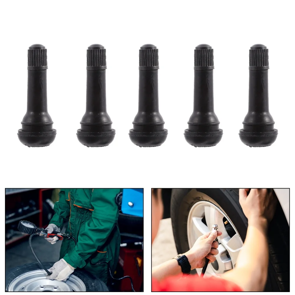 

10Pcs TR414 Replacement Car Tire Vale Stem Caps Rubber Tire Stem