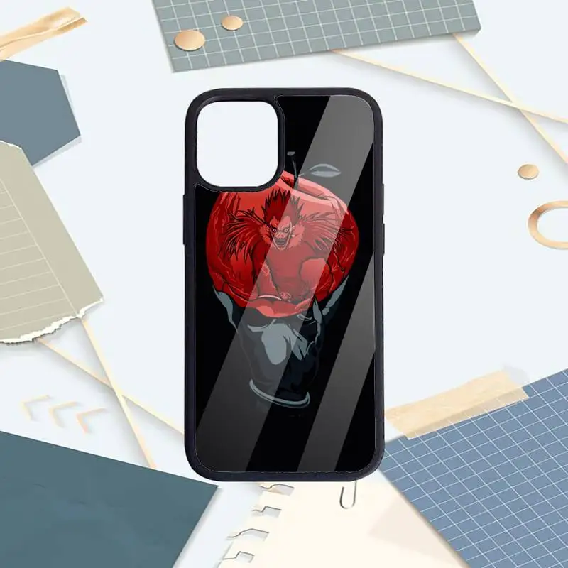 

Death Note Anime Ryuk manga Phone Cases PC for iPhone 11 12 pro XS MAX 8 7 6 6S Plus X 5S SE 2020 XR Luxury brand shell funda