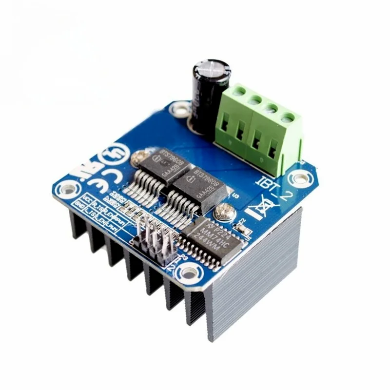 

Double BTS7960 43A H-bridge High-power Motor Driver Module/smart Car/