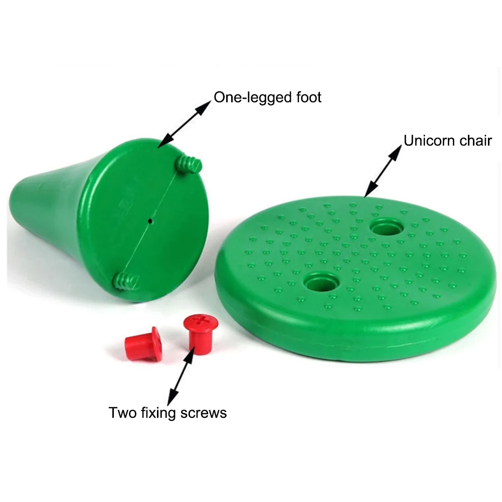 1 комплект детский Балансирующий стул пластиковый табурет с одной ножкой