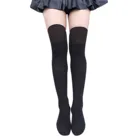 Новые женские носки, модные чулки, повседневные Бархатные гольфы до бедра, нейлоновые высокие носки, женские длинные гольфы для девочек, 2021