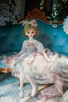 bjd doll clothing is suitable for 13 14 16 size giant doll skirt and matching color thin wings doll accessories