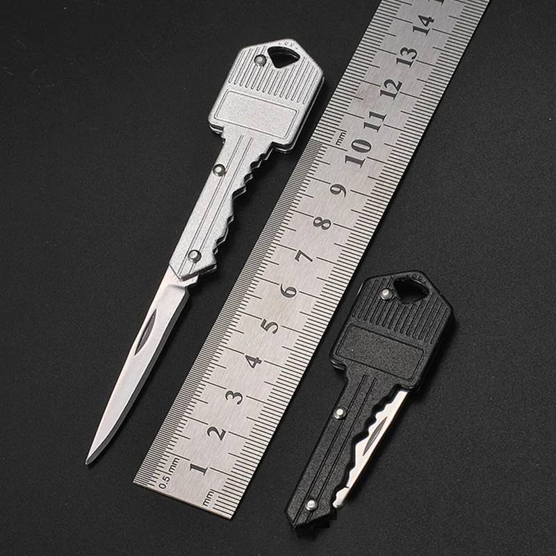 Нож мини открытый набор брелок для ключей гаджет складной карманный открывалка