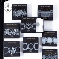 20set kawaii stationery stickers vegetation lace diy craft scrapbooking album junk journal happy planner diary