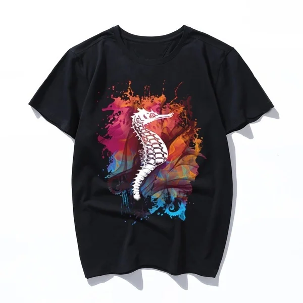 

sea colors Men t Shirts Summer Casual O-neck short sleeve T-shirt mens funny printing T-shirts Men For Men And Women