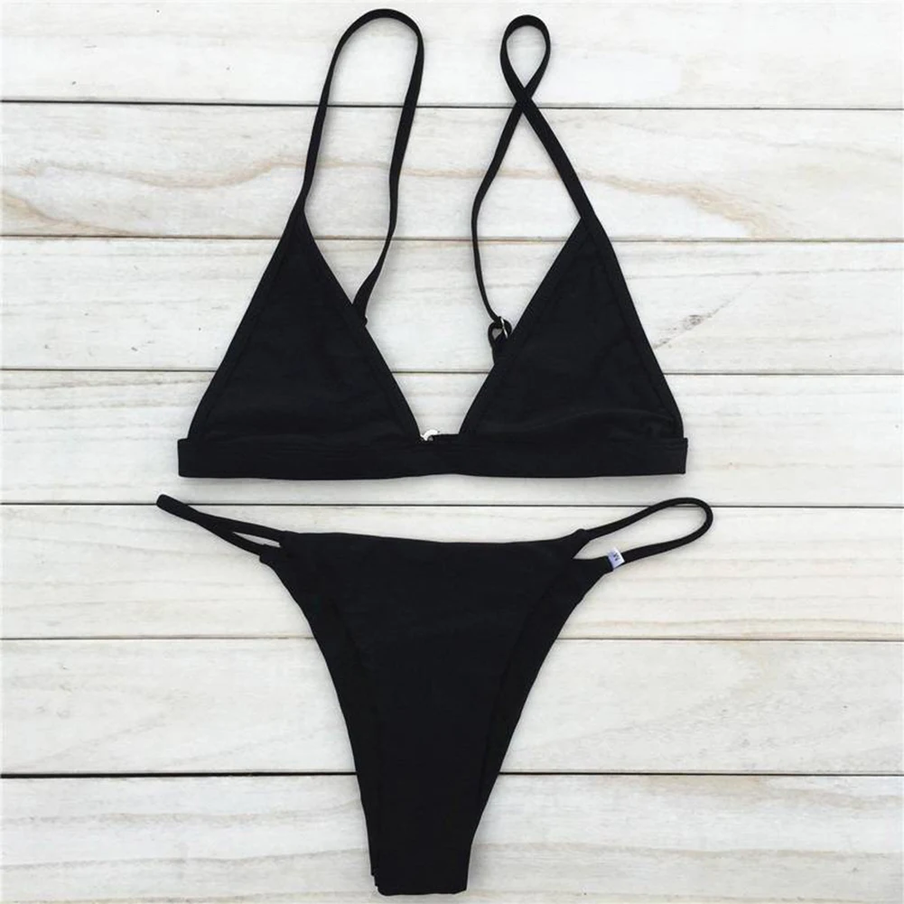 

Купальник женский с эффектом пуш-ап, пикантный комплект микро бикини, купальный костюм, пляжная одежда, Бразильское бикини, лето 2020