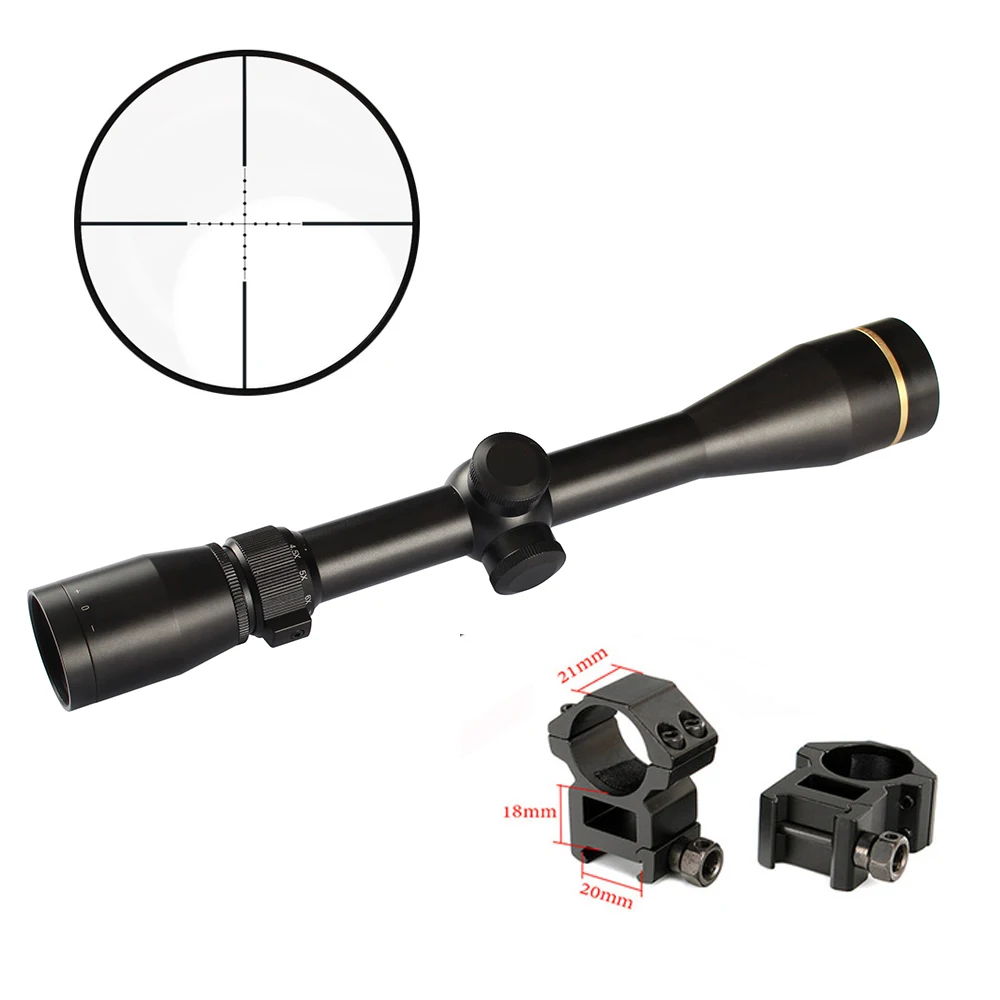 with 20mm mounts Охотничий прицел VX-3 4,5-14X40 Mil-dot прицел оптика прицел w/крепления для снайперской страйкбольной охоты - Цвет: with 20mm mounts