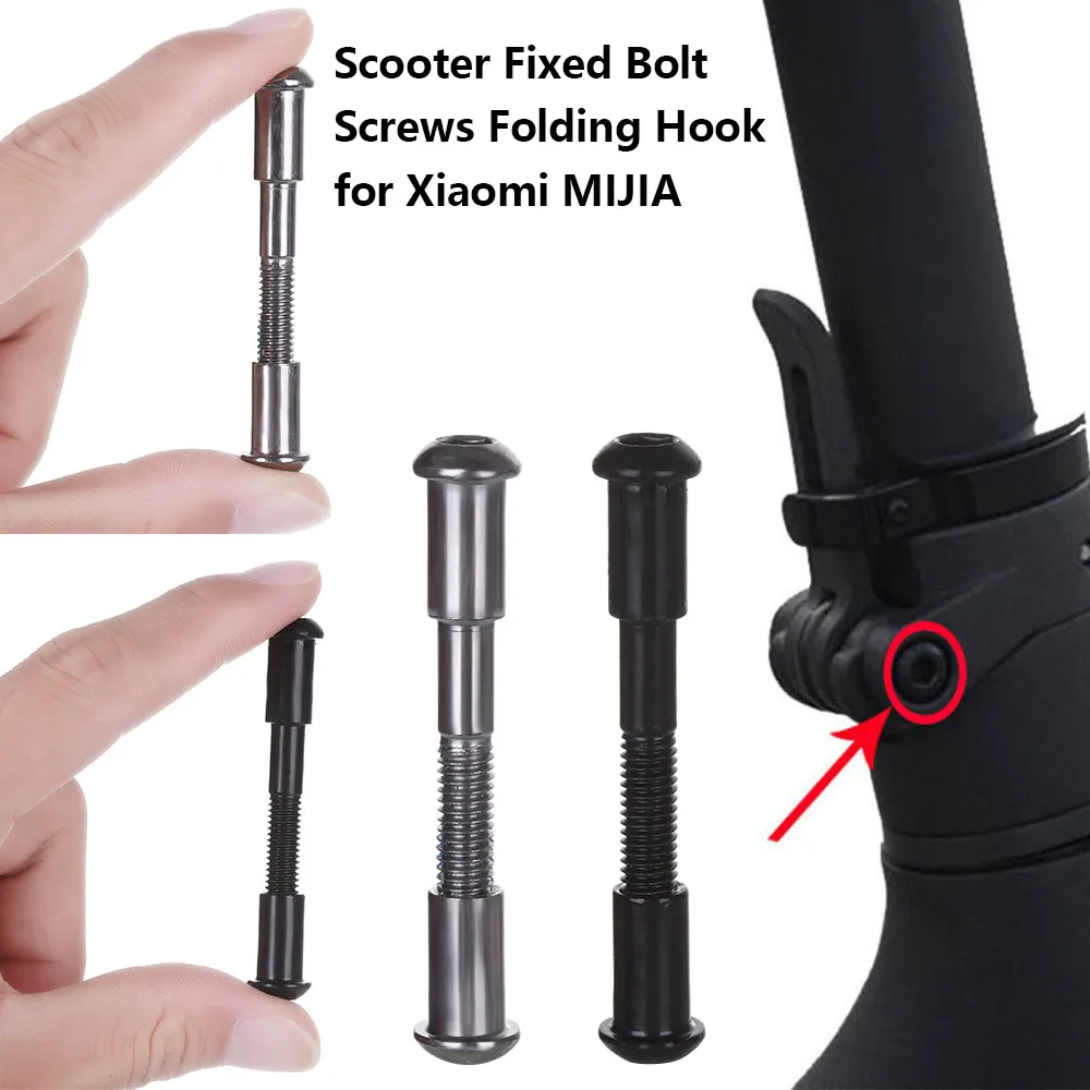

For Xiaomi MIJIA M365 Scooter Parts M365 Folding Pothook Hinge Bolt Repair Hardened Steel Lock Bolt Screw Folding Hook Fixed