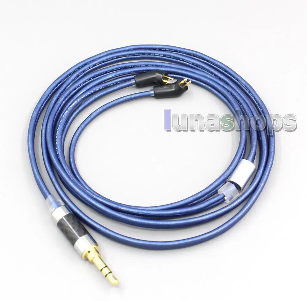 LN006806 2 5 мм 4 XLR 3 Высокое разрешение 99% чистый Серебристые наушники кабель для Etymotic