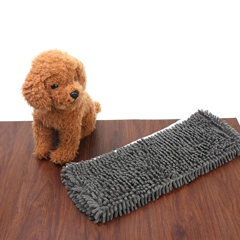 

Super-absorbent Pet Towel Microfiber Soft Chenille Dry Soft for Dog Cat Bath Cleaning TT-best