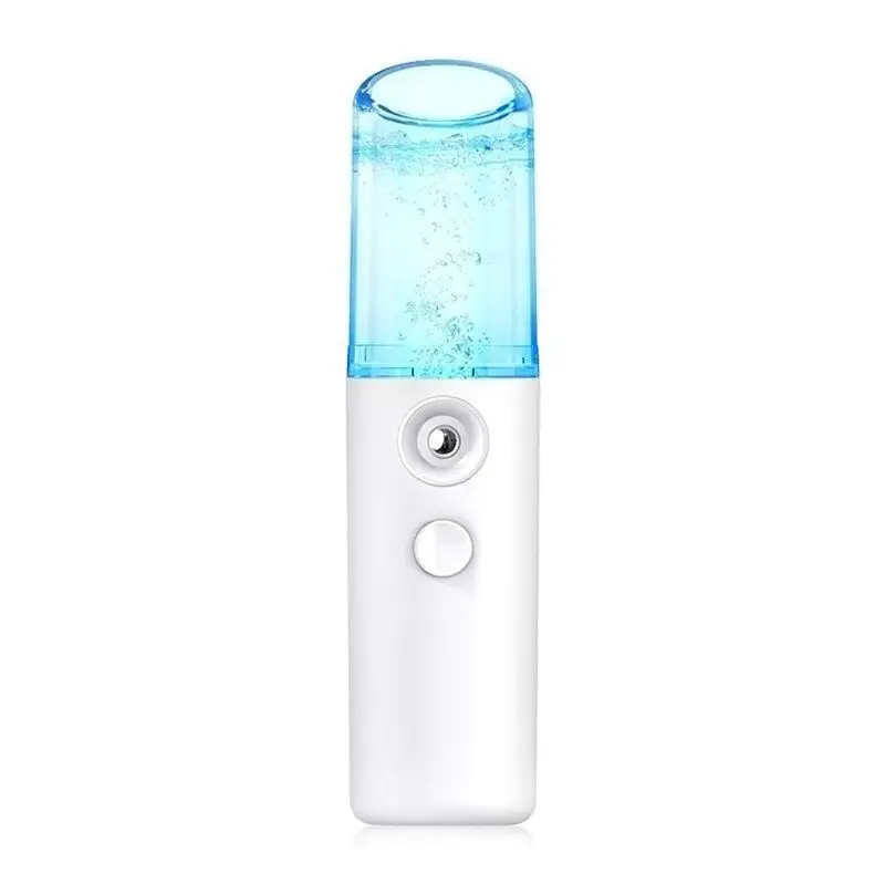 white Мини USB нано Пароварка для лица опрыскиватель мистер лицо Спа Увлажняющий уход за кожей удобный перезаряжаемый портативный путешествия - Цвет: white
