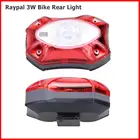 Фонари задние велосипедные Raypal, 3 Вт, зарядка через USB