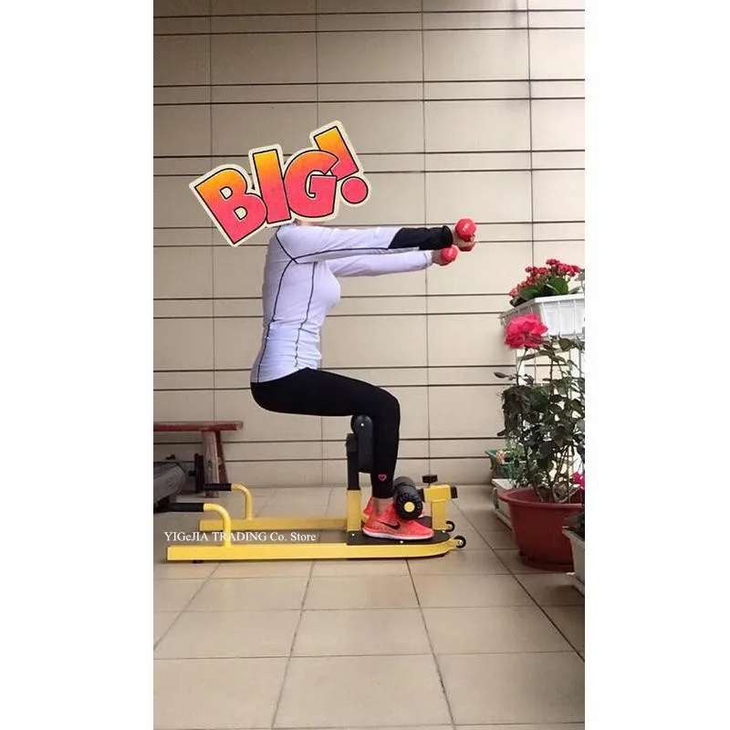 Многофункциональная тренажерная машина для приседания, глубоких сисси-подъемов и отжиманий 3-в-1 компактная тренировка всего тела AB on.