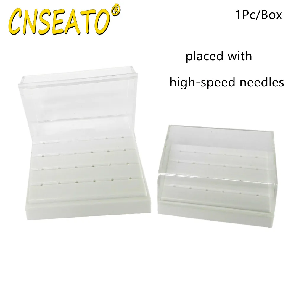 24Pc Dental Diamond Burs Drill Holder Stand Block FG High Speed Dentistry Polishing Bit Grit Disinfection Box Dentist Tool 1.6mm - купить по