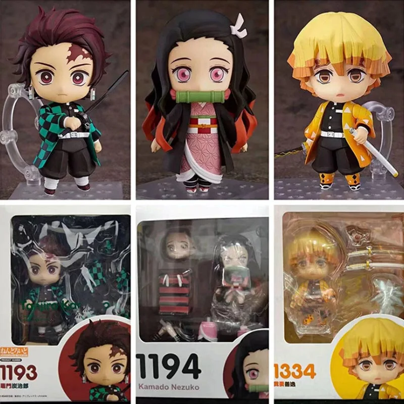 

Bandai Comic Surrounding Ornaments Action Figures Q Version of Clay Tanjirou Animation Derivative Peripheral Products Model Toys