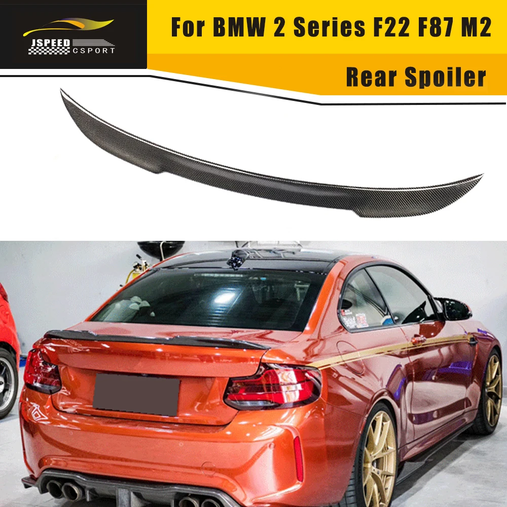 Спойлер для BMW 2 серии F22 F87 M2 база седан M спортивного купе 2014 2019 Coupe углеродного