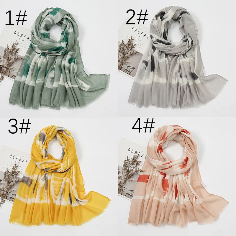 Новейшие Галстуки окрашенные раньше искусственные хиджабы большой размер