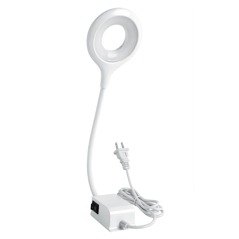 

Eye-protection reading desk light Silica gel hose lamp decoration creative ring design bedroom bedside light