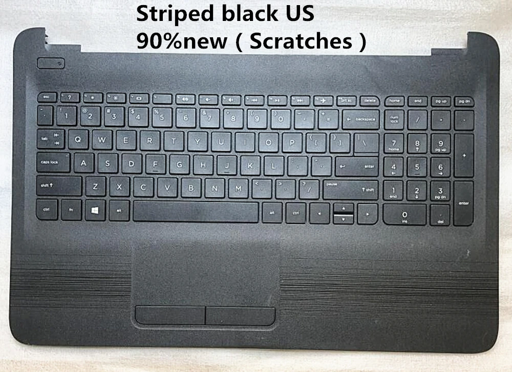 Comprar Cubierta Superior Para Teclado De Ordenador Portátil, Cubierta Para HP 15-AC AF AY AJ BA BD 250 255 256 G4 G5 TPN-C125 C126, Negro/plata/Blanco/rojo/azul