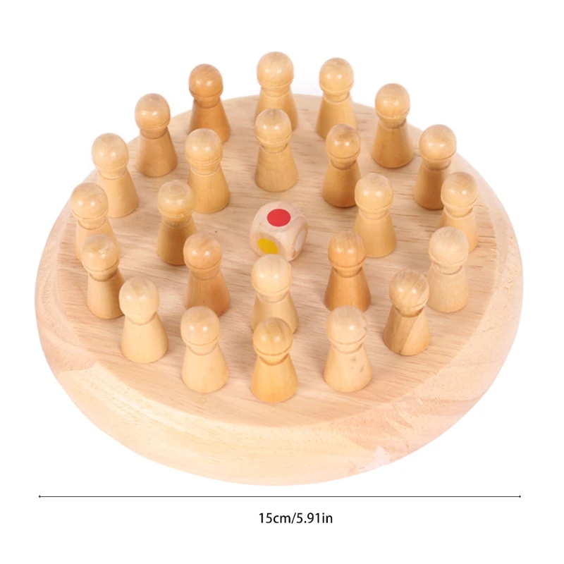

2021 New Wooden Memory Chess Toys Logical Thinking Training Children's Brain Intelligence