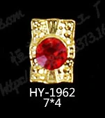 HY-1962 10pcs 10 шт./лот, сплав дизайн ногтей 3d плоские цветы бриллианты жемчужные ювелирные изделия Стразы украшения для ногтей - Цвет: HY-1962 10pcs