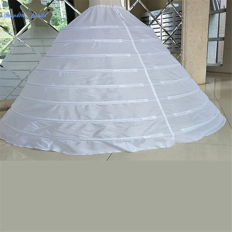 Sapphire Bridal Long Ball Gown Wedding Dress Petticoat White Elastic Waistband 8 Hoops No Yarn Performance | Свадьбы и торжества
