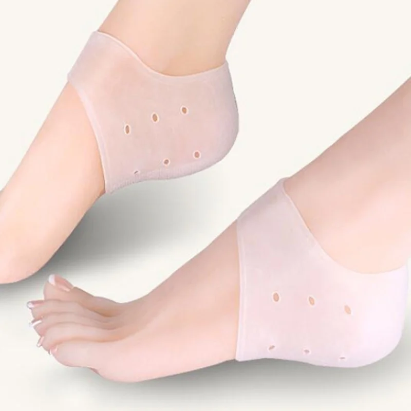

Women's Socks Feet Protect Transparent Silicone Moisturizing Gel Heel Sock Protector Socks Cracked Foot Skin Gel Care Support