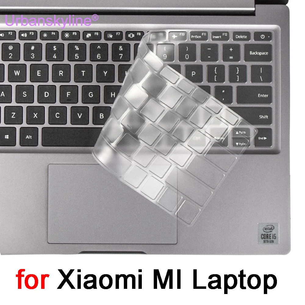 

Keyboard Cover for Xiaomi MI Air 13.3 12.5 Pro 15.6 Gaming 15 Ruby Laptop Clear Black Protector Skin Film Silicone TPU Notebook