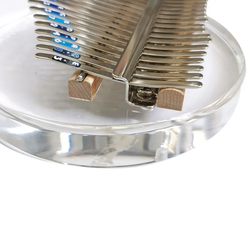 

Kalimba 17 Keys Exclusive Design Transparent Thumb Pianos Musical Instrument Finger Piano Keys Kalimba Christmas Gift