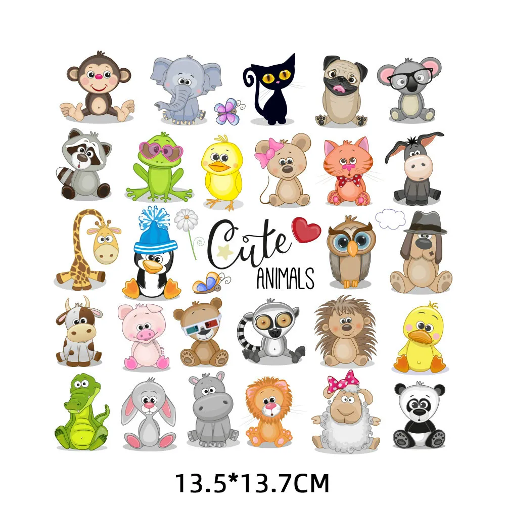 

Iron-on Transfers for Clothing Patches Clorhing Stickers Stripe Dress Diy Cartoon Appliques Patch Fusible Vinyle Thermocollant W