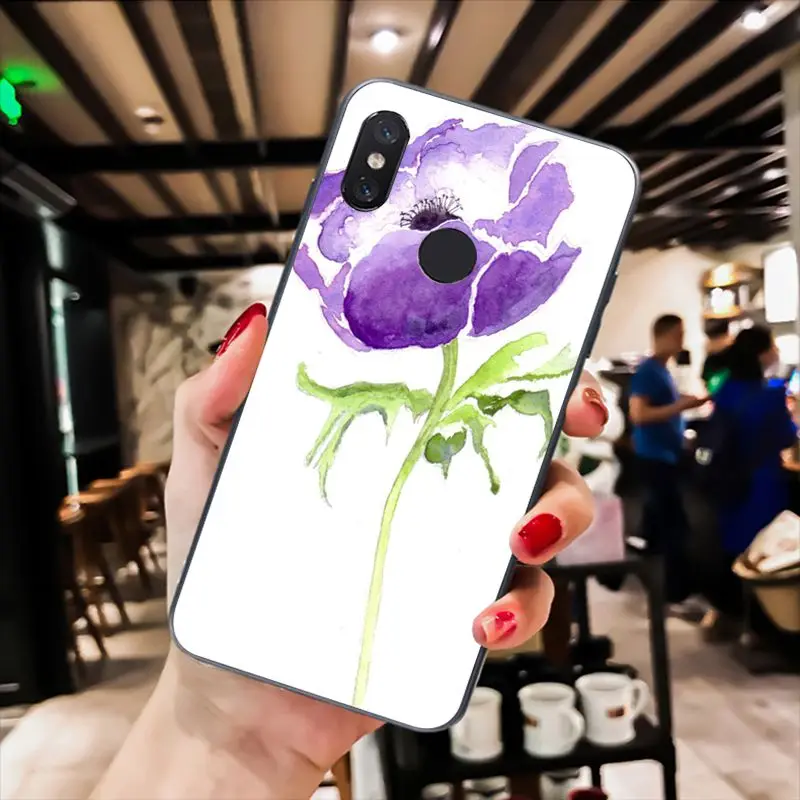 MaiYaCa акварельный цветок Одуванчик Лаванда Фиолетовый чехол для телефона Xiaomi Redmi8