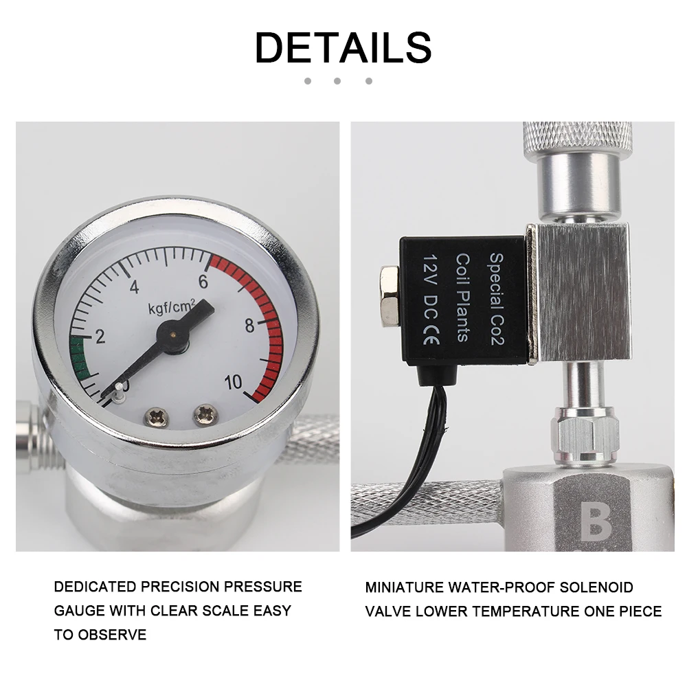 Счетчик пузырьков HILIFE для роста водных растений диффузор генератор CO2