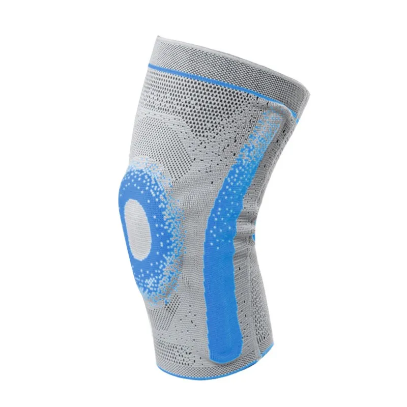 

Knee Brace Spring Compression Strap Hip Bone Silicone Protection Pain Relief Protection Knee Pads Support 1Pcs