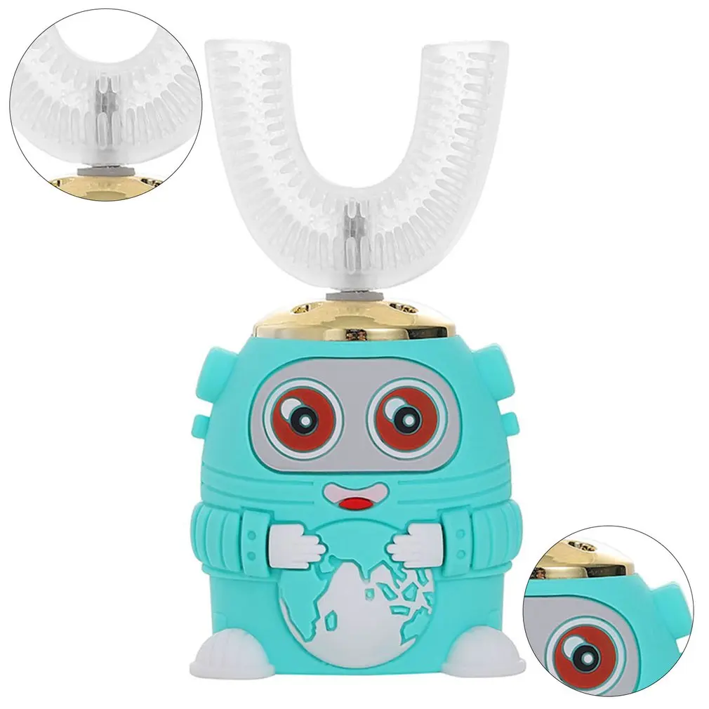 

IPX7 Full Body Waterproof U-shaped Oral Electric Toothbrush For Children No Dead Angle Cleaning Electric Toothbrush